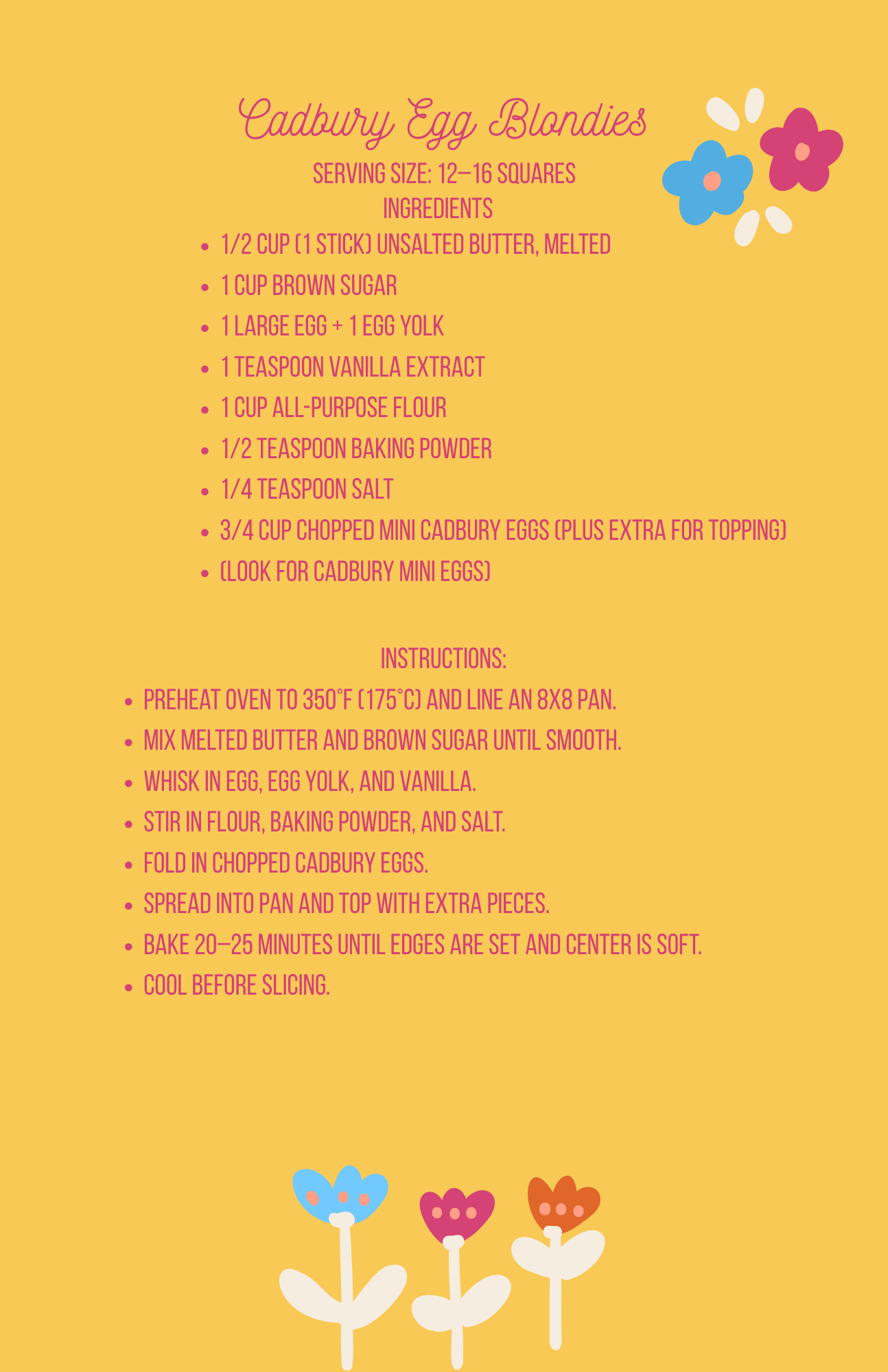 Spring Recipe Book Canva Template | Editable Seasonal Meal Planner & Recipe Organizer